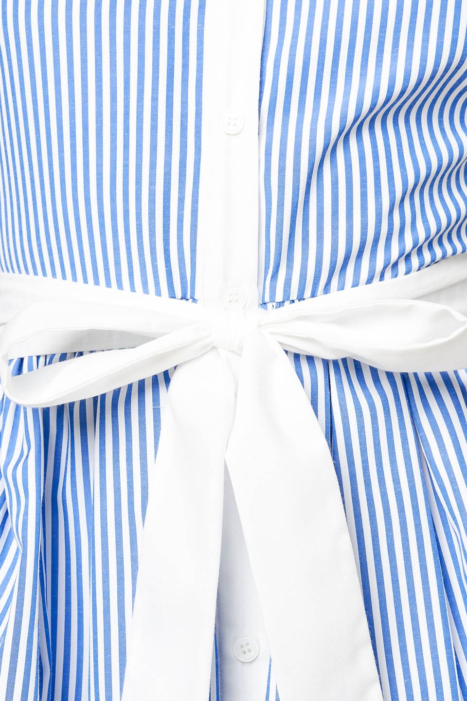 A TOUCH OF GRACE - BLUE & WHITE MIDI DRESS
